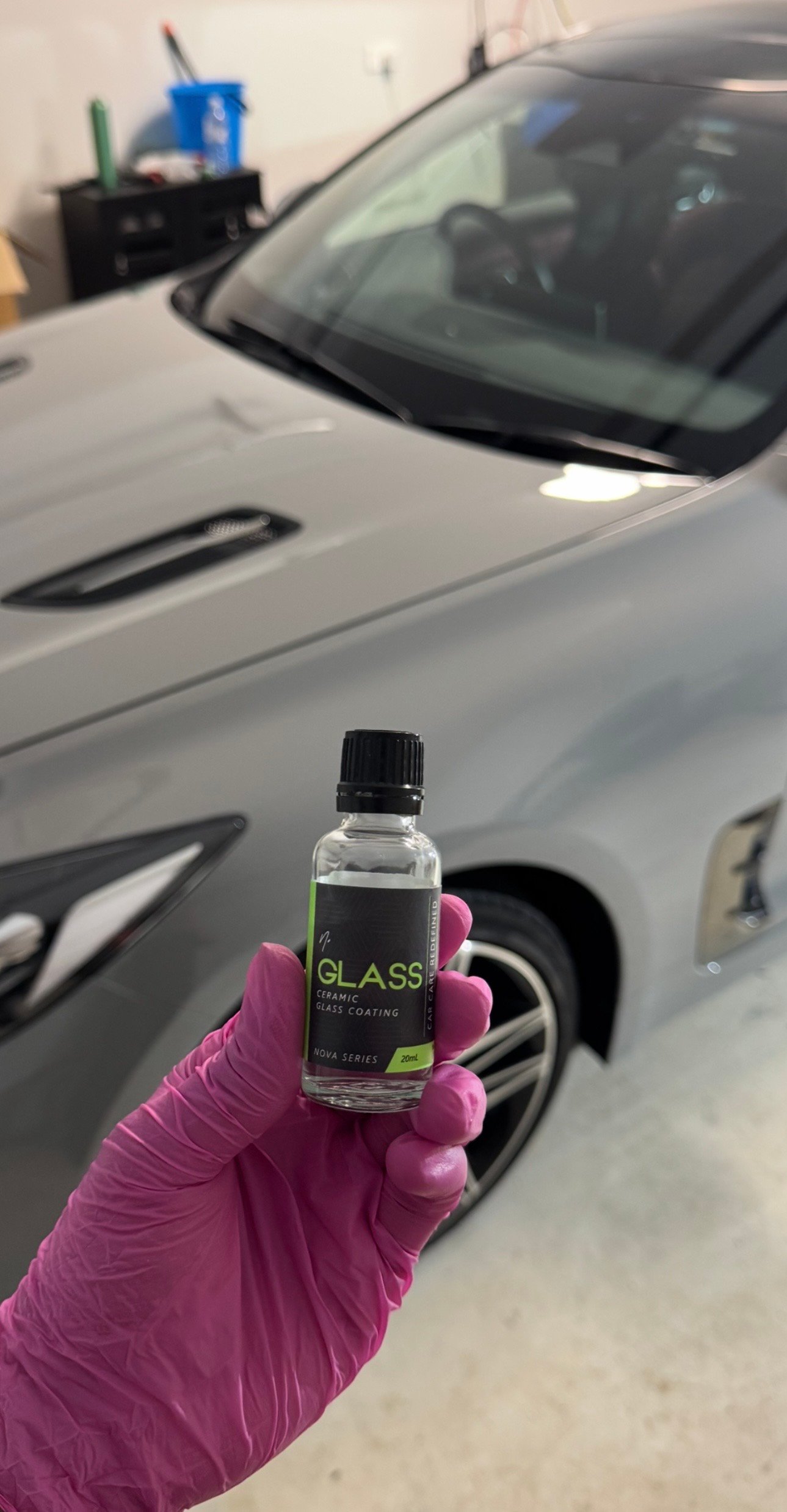 Ceramic glass coating application Melbourne