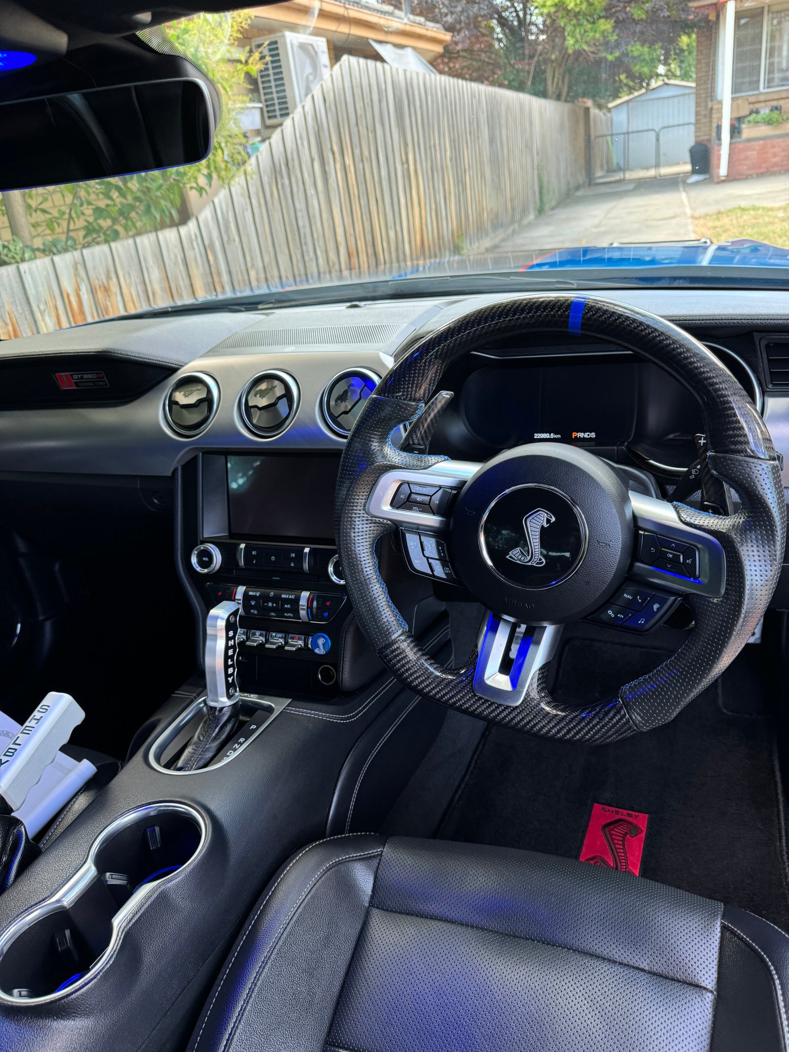 Shelby interior cleaned and detailed Melbourne